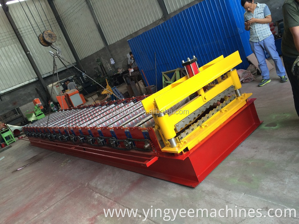 metal roofing galvanized aluminum corrugated steel sheet making machine colored steel wall roof panel cold roll forming machine